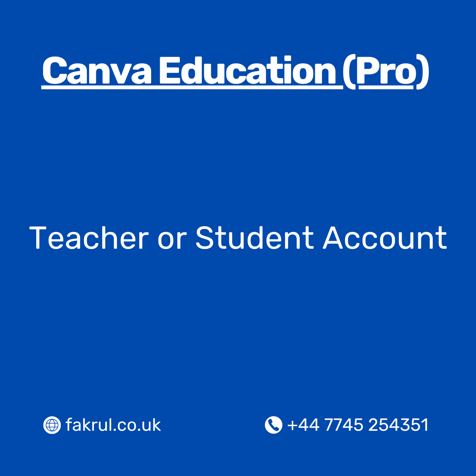 Canva Education (Pro)