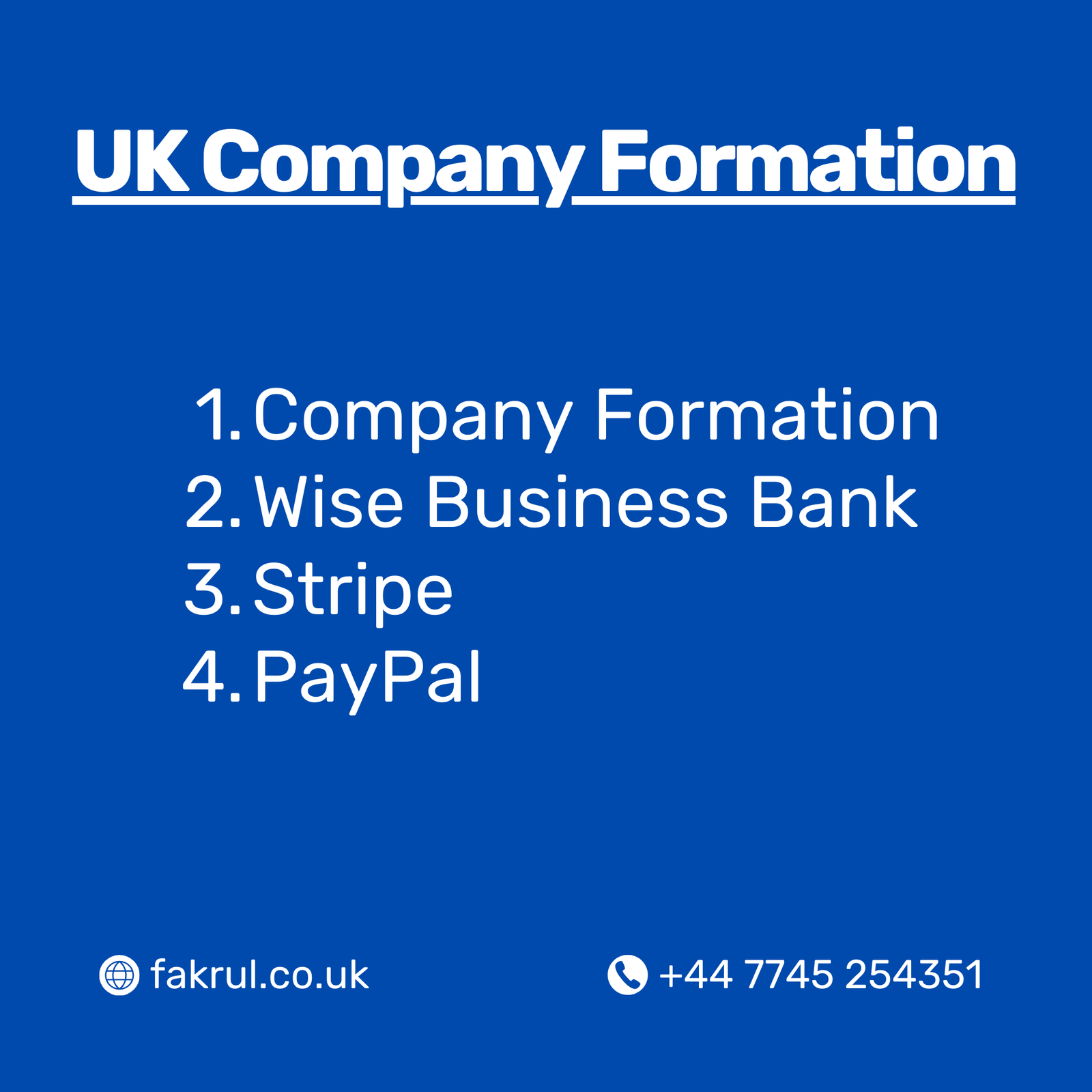 UK Company Formation